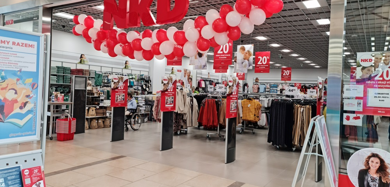 Niemiecki sklep NKD w Galerii Glogovia już otwarty