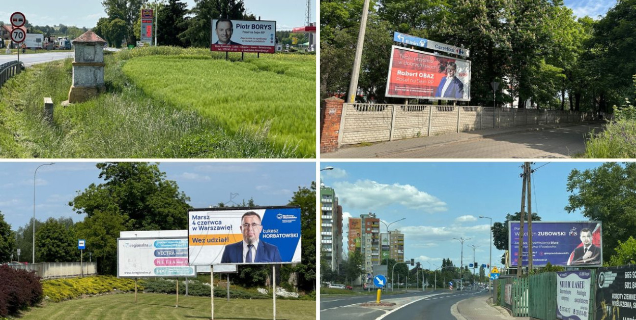 Na bilbordach w Głogowie i okolicach wisi już trzech posłów i kandydat 