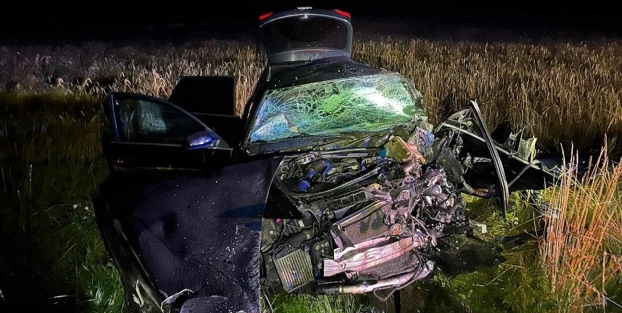 Tragiczny wypadek na trasie Głogów – Sława. Nie żyją dwie osoby