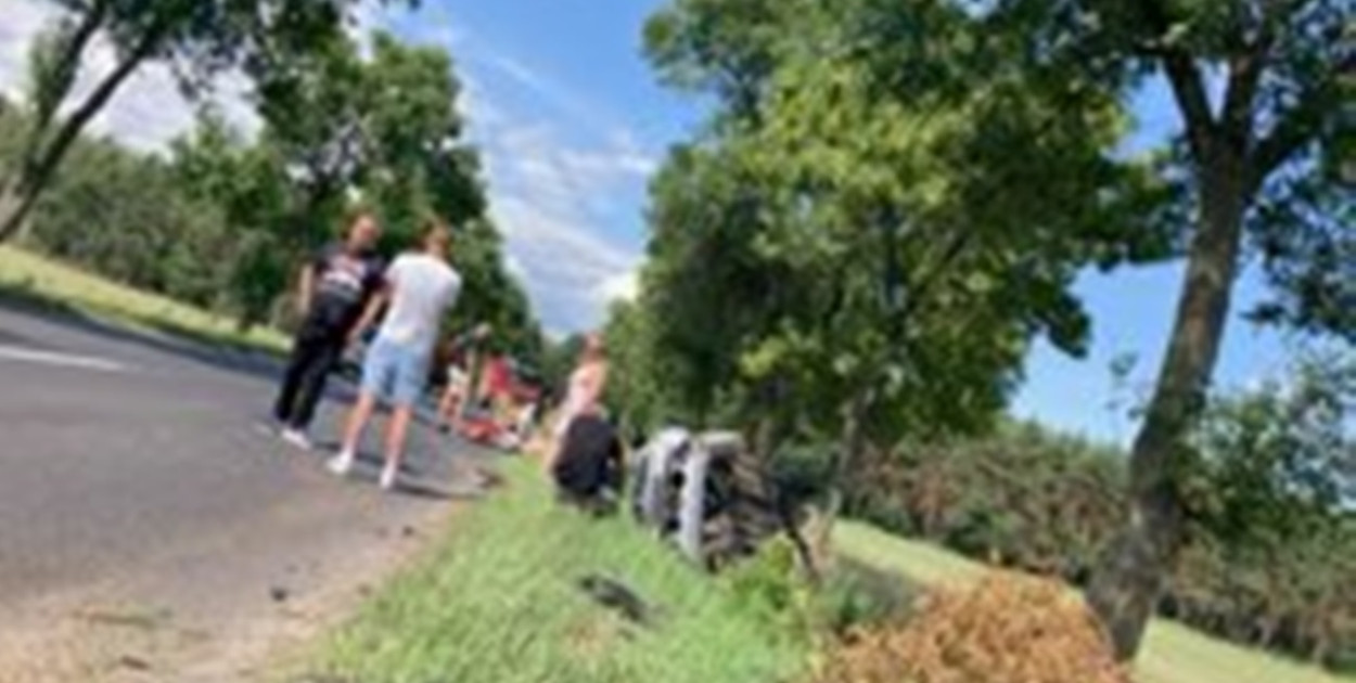 Wypadek na trasie Głogów – Sława. Droga zablokowana