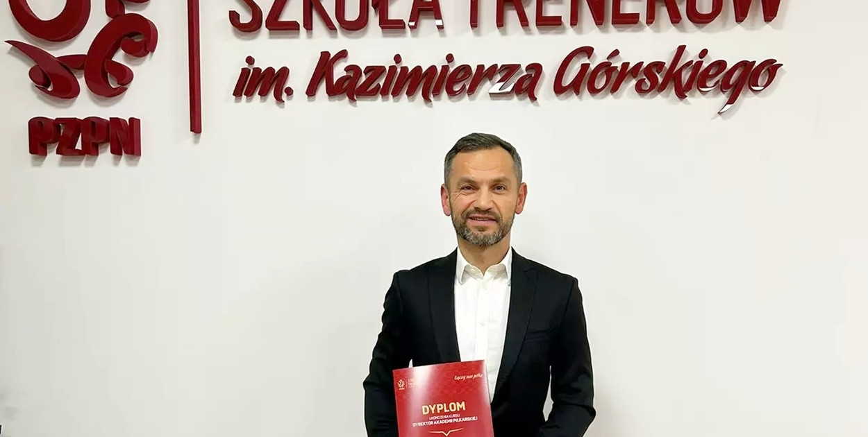 Jarosław Wielgus ukończył kurs dyrektora akademii piłkarskiej PZPN