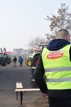 Drugi dzień protestu rolników w Głogowie-5184