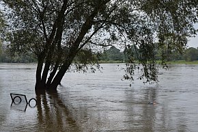 Stan ostrzegawczy na Odrze w Głogowie-5925