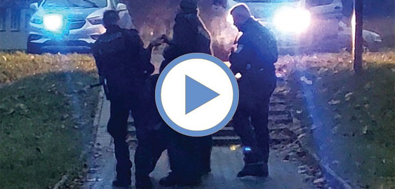 [FILM] Zobacz interwencję policji przy ul. Budowlanych w Głogowie. Sprawca zamiesz