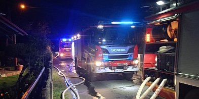 Nocny pożar pod Głogowem. Ogień w Grochowicach-156927