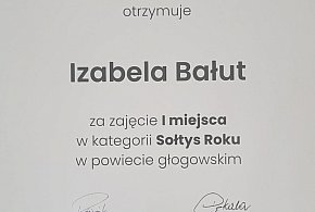 Izabela Bałut Sołtysem Roku w Powiecie Głogowskim-159085