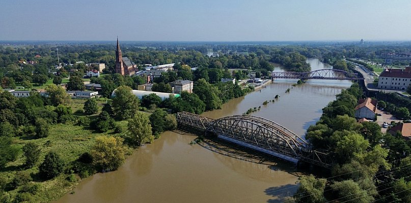 Odra w Głogowie powyżej 5 metrów - 160656