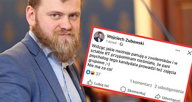 Burza po wpisie. Radny Górawski: Poseł Zubowski powinien przeprosić -168774