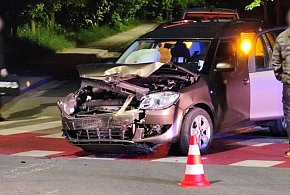 Skodą w Forda. Kolizja nocą na Henryka Głogowskiego-169012