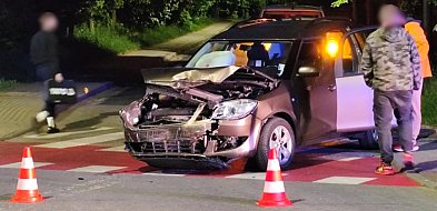 Skodą w Forda. Kolizja nocą na Henryka Głogowskiego-169012