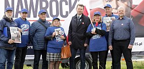 Głogów i powiat głogowski wspierają Nawrockiego