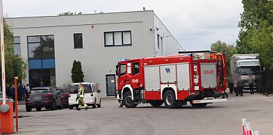 Ewakuacja w głogowskiej strefie przemysłowej. Cztery zastępy w akcji [FOTO]-169205