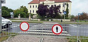 Przejście przy zamku zamknięte na czas Dni Głogowa