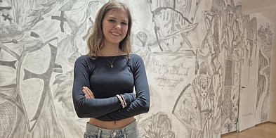 Wielki mural, wielki talent! Kornelia namalowała historię po swojemu -170397
