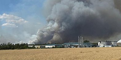 Gęsta chmura dymu z pożarów w Niemczech dotarła nad Głogów-171037