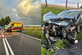 Po wypadku zablokowana DK 12. 6 zastępów strażacki, 4 karetki [FOTO]-172174