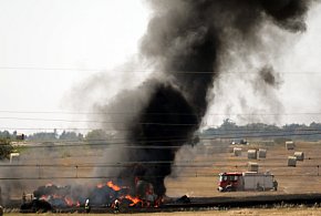 Ogromny pożar pod Głogowem! Gęsty dym widać z daleka [FOTO]-172620
