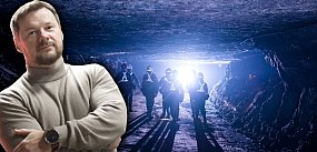 Miał trzy metry skał nad głową