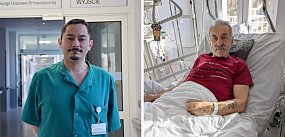 Pan Jerzy: To cud. Lekarze z Głogowa uratowali mu nogę