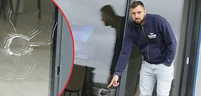 Strzał w dom pod Głogowem? Pan Sebastian: Żona ranna