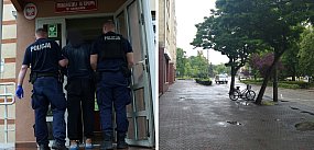 Sceny grozy pod sklepem w Głogowie!