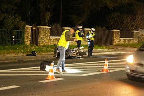 Potrącenie motocyklisty w Głogowie-8310