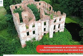 Gmina Grębocice rozpoczyna wzmocnienie murów ruin pałacu w Krzydłowicach-173179