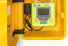 Defibrylator AED w OSP w gminie Żukowice