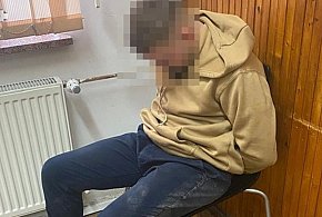 Złodziej ubrań schwytany po ucieczce rowerem!