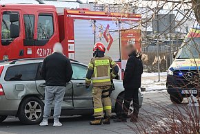 Kolizja BMW z Volvo w Głogowie. Zderzenie na Henryka Głogowskiego [FOTO]
