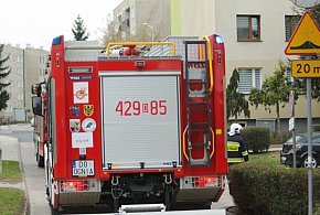 Alarm na Jagiellońskiej. Strażacy pędzili do pożaru balkonu