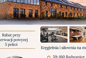 Nowa baza turystyczna w Centrum Usług Społecznych „Roszarnia” w Radwanicach