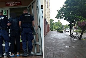 Sceny grozy pod sklepem w Głogowie! Dwóch rannych policjantów w szpitalu