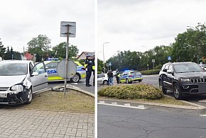 Stłuczka na skrzyżowaniu w centrum Głogowa. „To moja wina”