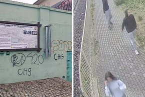 Skandal w Głogowie! Młodzi wandale zniszczyli zabytki, kamery ich uchwyciły