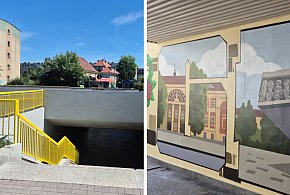 [FOTO] Artyści w akcji! Przejście podziemne w Głogowie przechodzi wielką przemianę