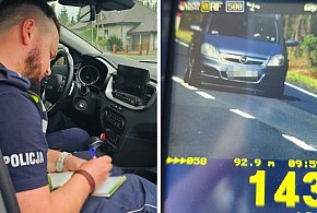 Kolejny pirat na DK 12. Stracił prawo jazdy za jazdę 143 km/h