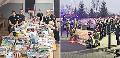 Druhowie z OSP Jaczów w wielkiej paradzie pod szpitalem-178836