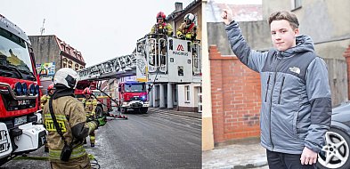 Piotrek uratował kamienicę, za trzy lata będzie strażakiem! [FOTO]