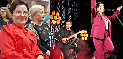 Śmiech to jej specjalność. Katarzyna Pakosińska dla kobiet w Grębocicach [FOTO]