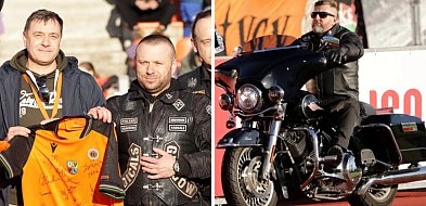 Co za akcja na stadionie! Motocykliści wjechali po koszulkę