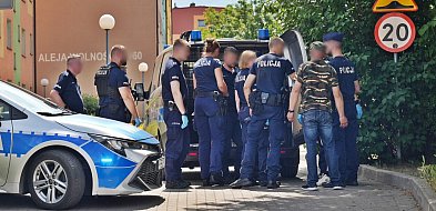 Obława i zatrzymanie w centrum Głogowa. Duże siły policyjne