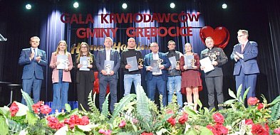 [FOTO] W Grębocicach uhonorowano krwiodawców na pierwszej gali