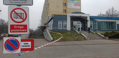 Parking po banku w Głogowie zamknięty