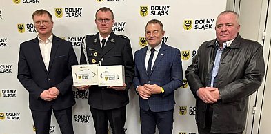 Radość strażaków z gminy Głogów