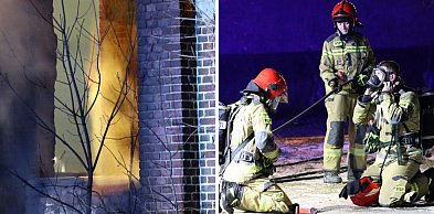 Pożar pustostanu w Głogowie. To tu nocują bezdomni [FOTO]