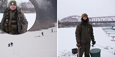 Lód trzyma, emocje też. Podlodowe wędkowanie na Odrze w Głogowie