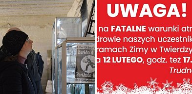 Zima w Głogowie odwołana. W takich warunkach nie można zwiedzać schronów