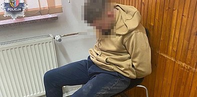 Złodziej ubrań schwytany po ucieczce rowerem!