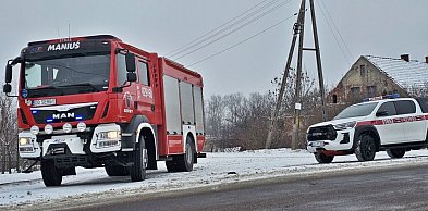 Znów wyjazd do płonącego komina. Strażacy w akcji pod Głogowem.